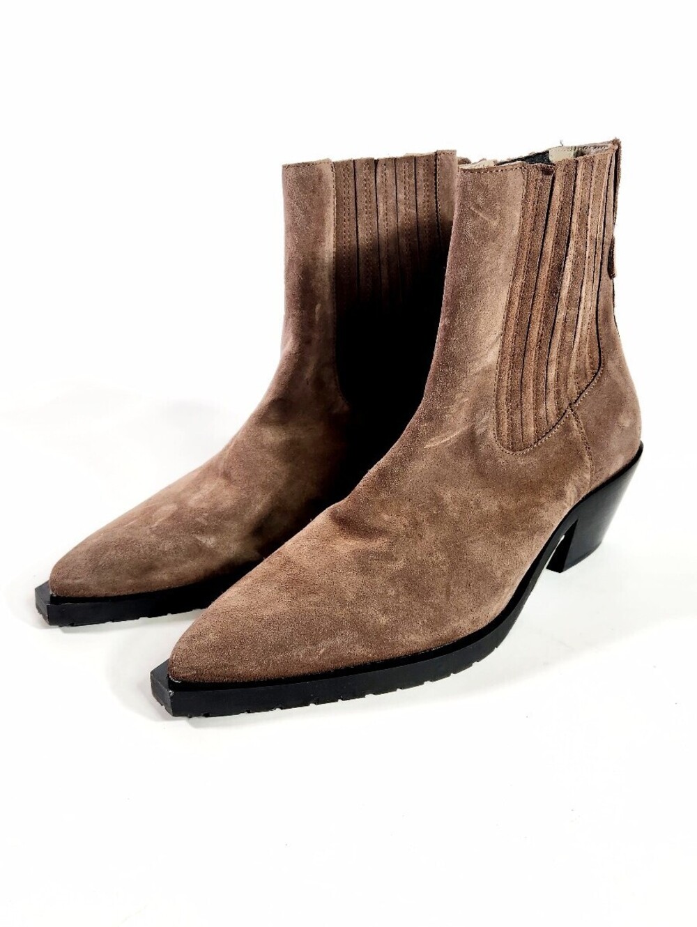 AllSaints Brown Suede Ankle Boots US10